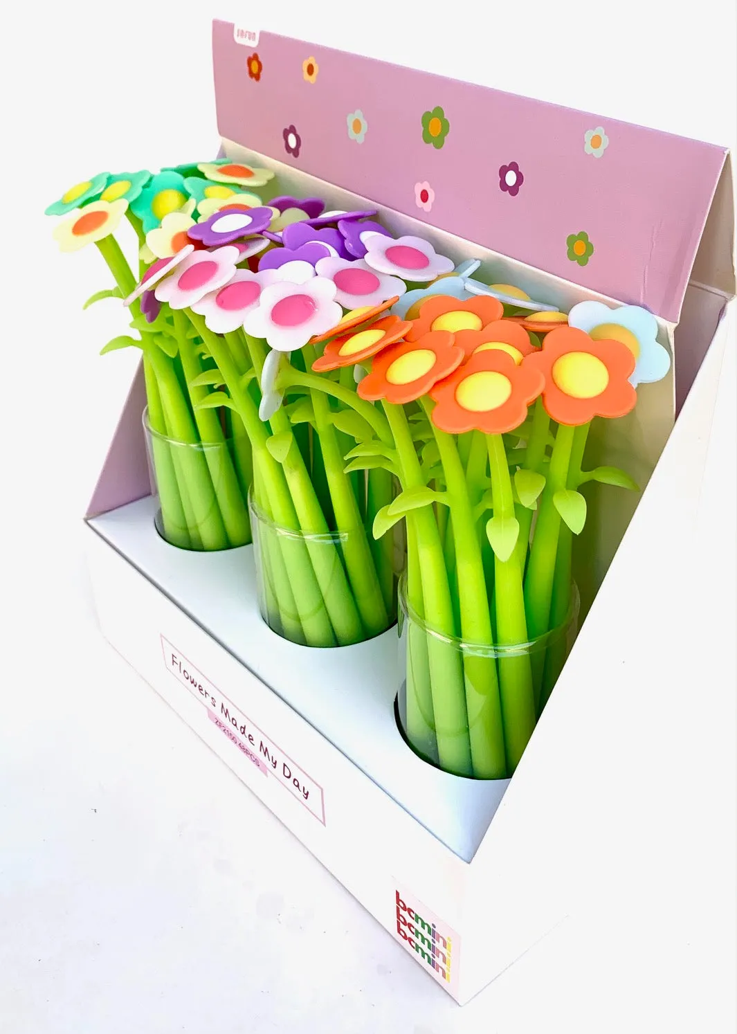 22379 COLORFUL FLOWER GEL PEN-48
