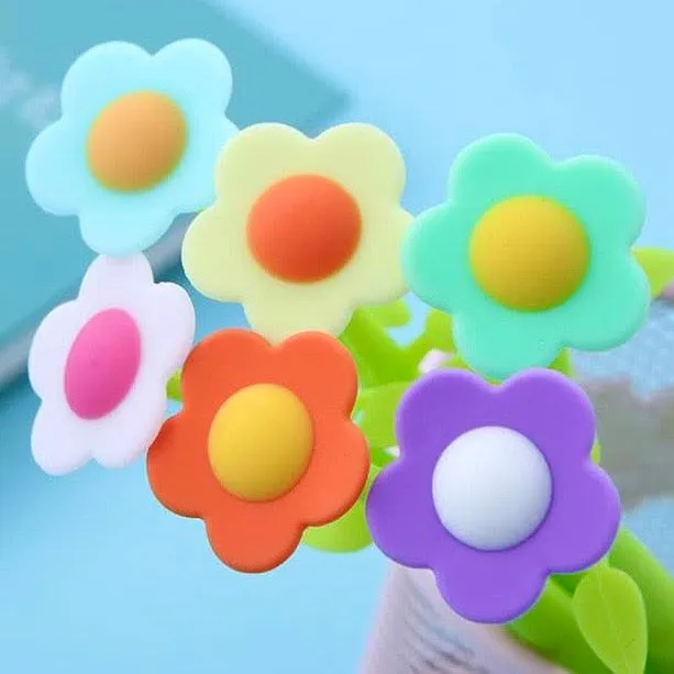 22379 COLORFUL FLOWER GEL PEN-48