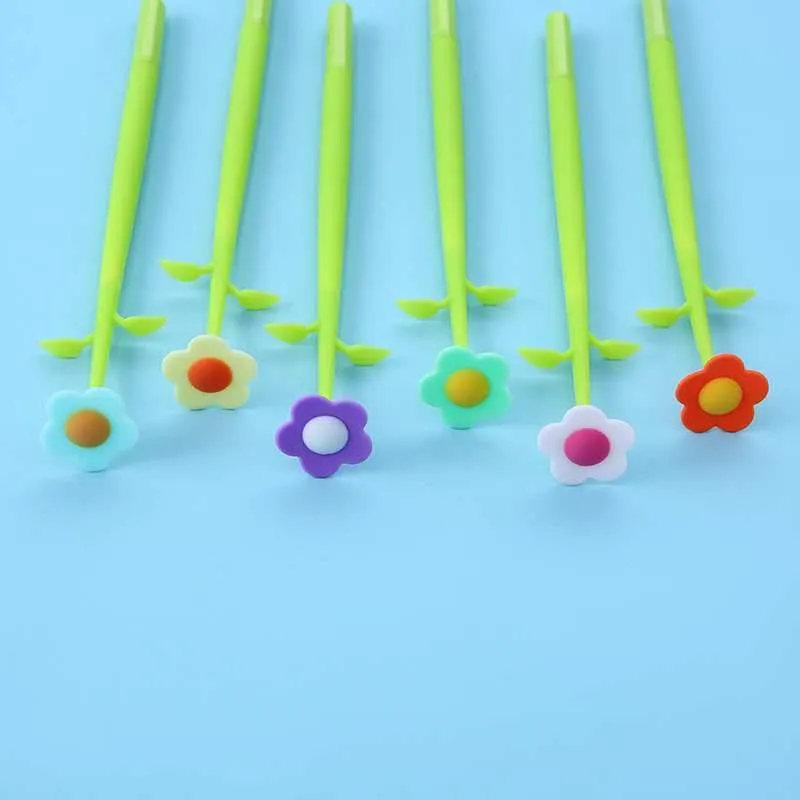 22379 COLORFUL FLOWER GEL PEN-48