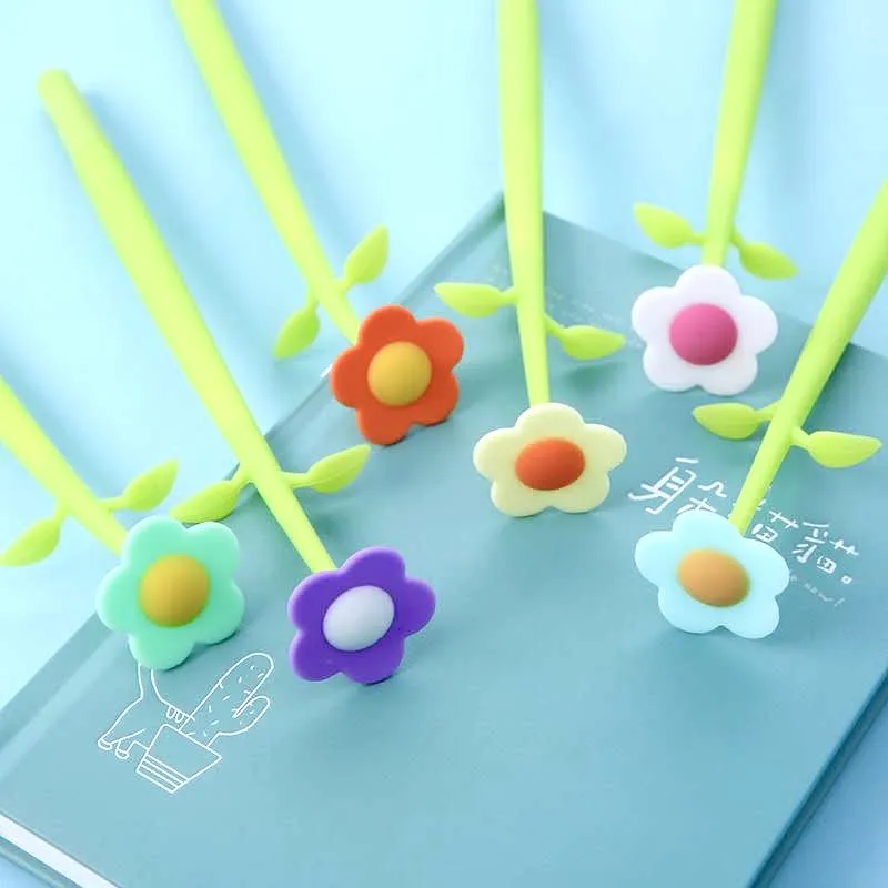 22379 COLORFUL FLOWER GEL PEN-48