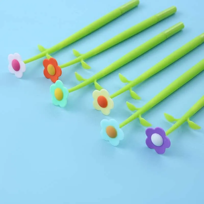 22379 COLORFUL FLOWER GEL PEN-48