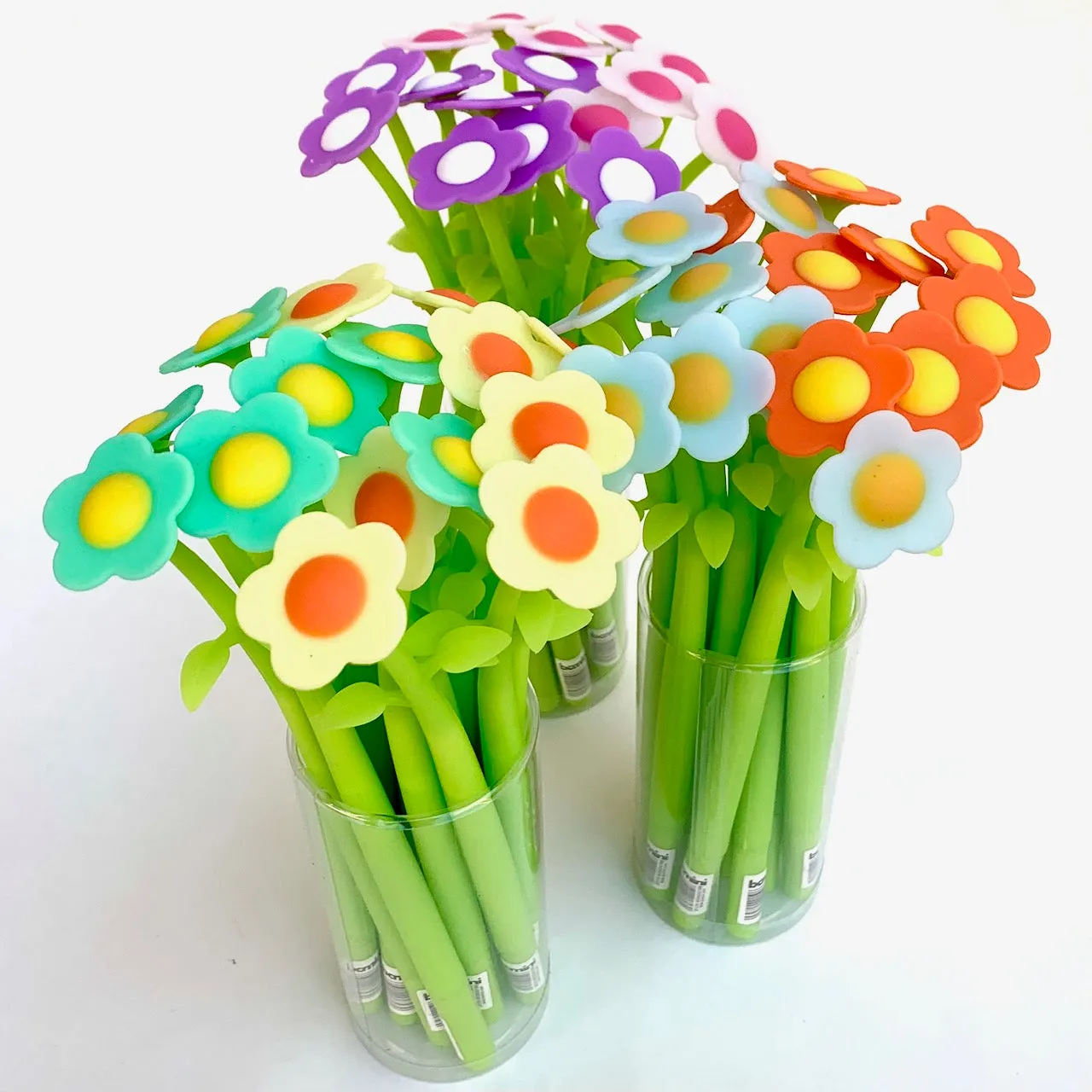 22379 COLORFUL FLOWER GEL PEN-48