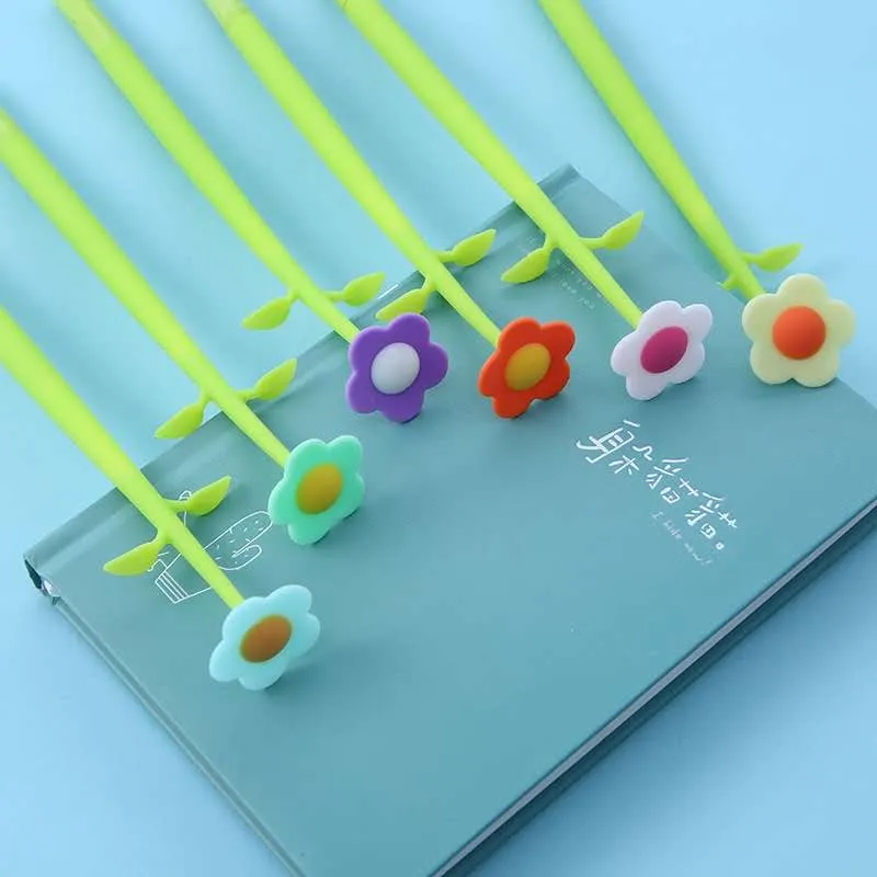 22379 COLORFUL FLOWER GEL PEN-48