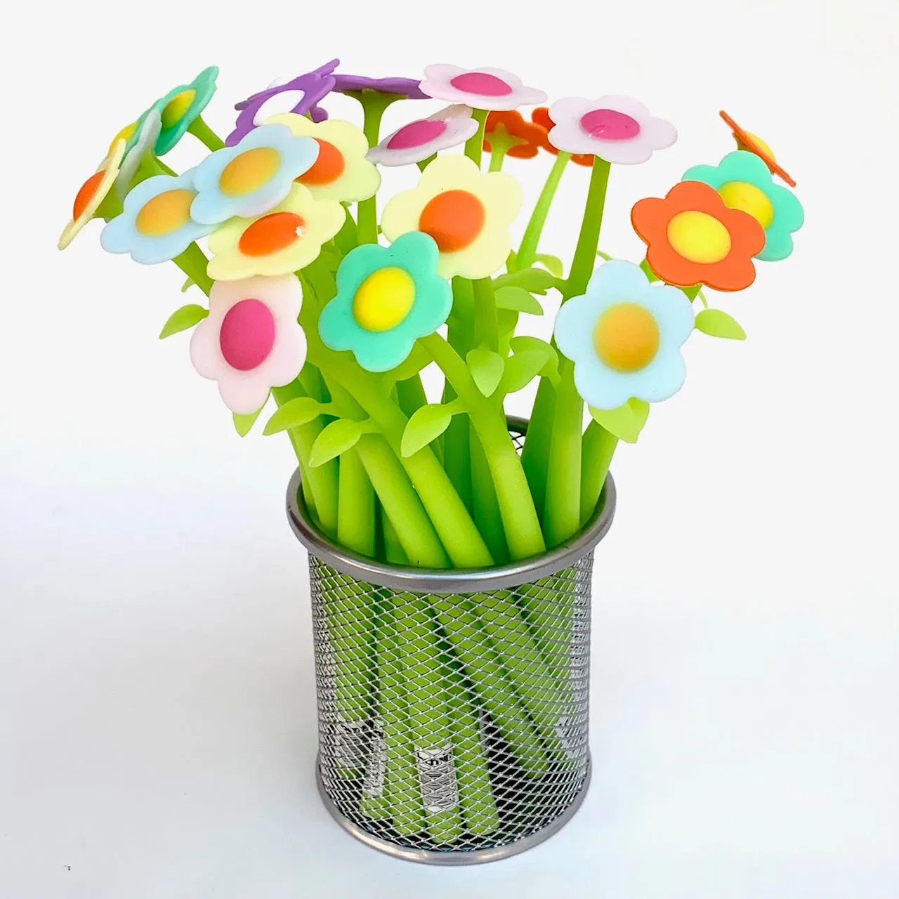 22379 COLORFUL FLOWER GEL PEN-48