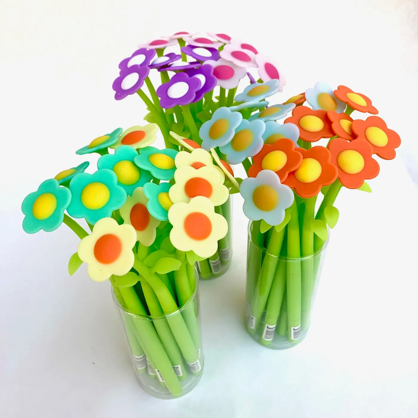 22379 COLORFUL FLOWER GEL PEN-48