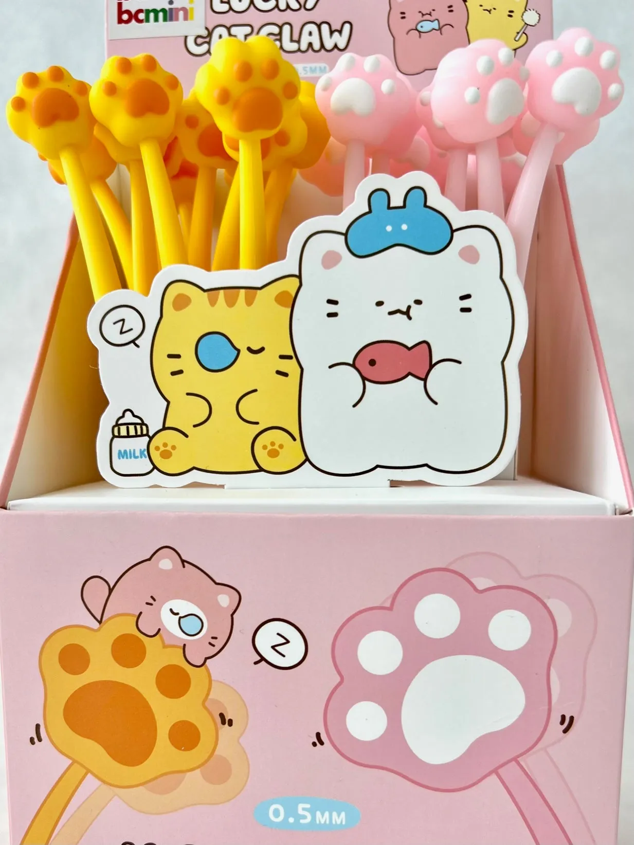 22567 CAT PAWS WIGGLE GEL PEN-24