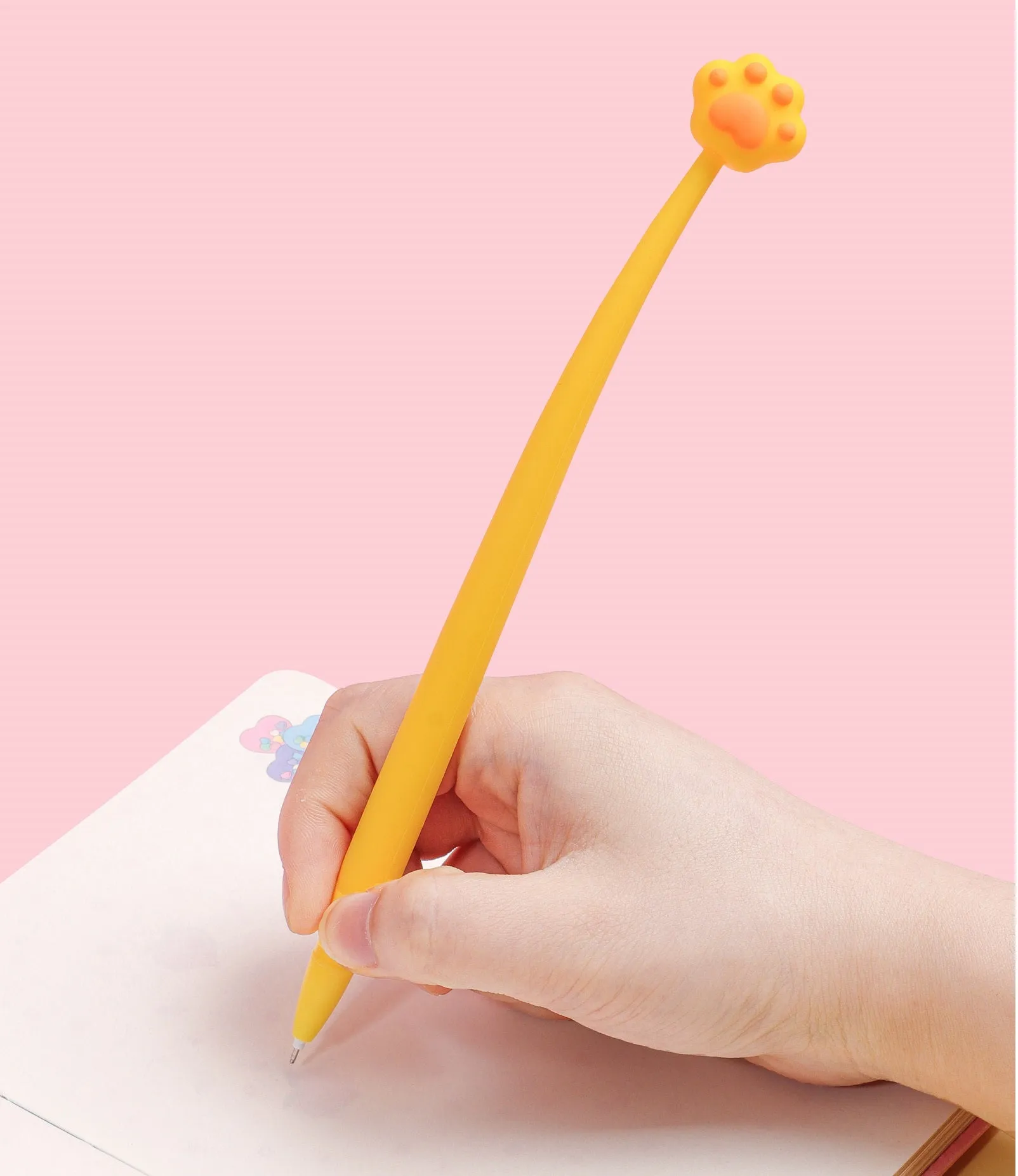 22567 CAT PAWS WIGGLE GEL PEN-24
