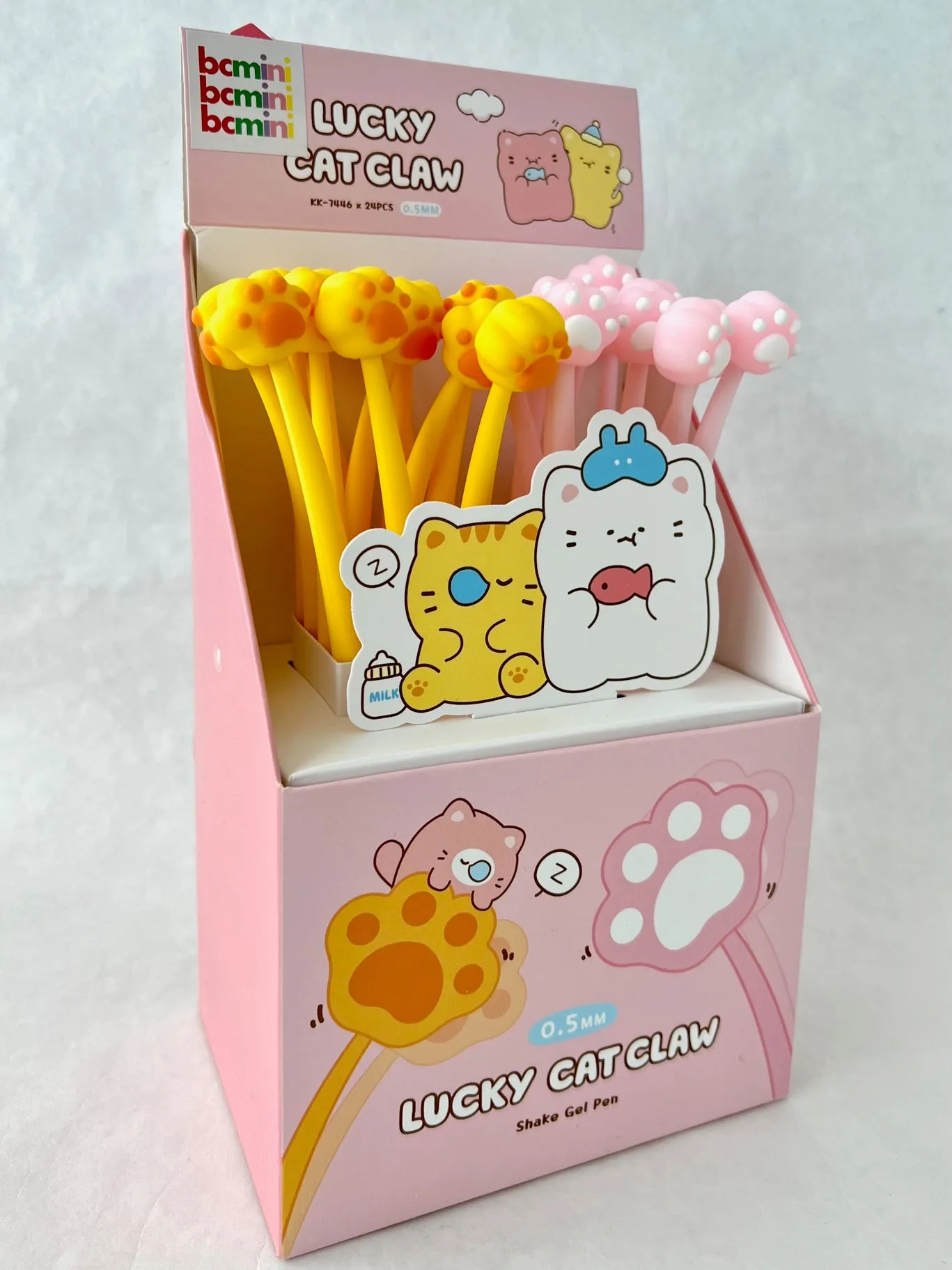 22567 CAT PAWS WIGGLE GEL PEN-24