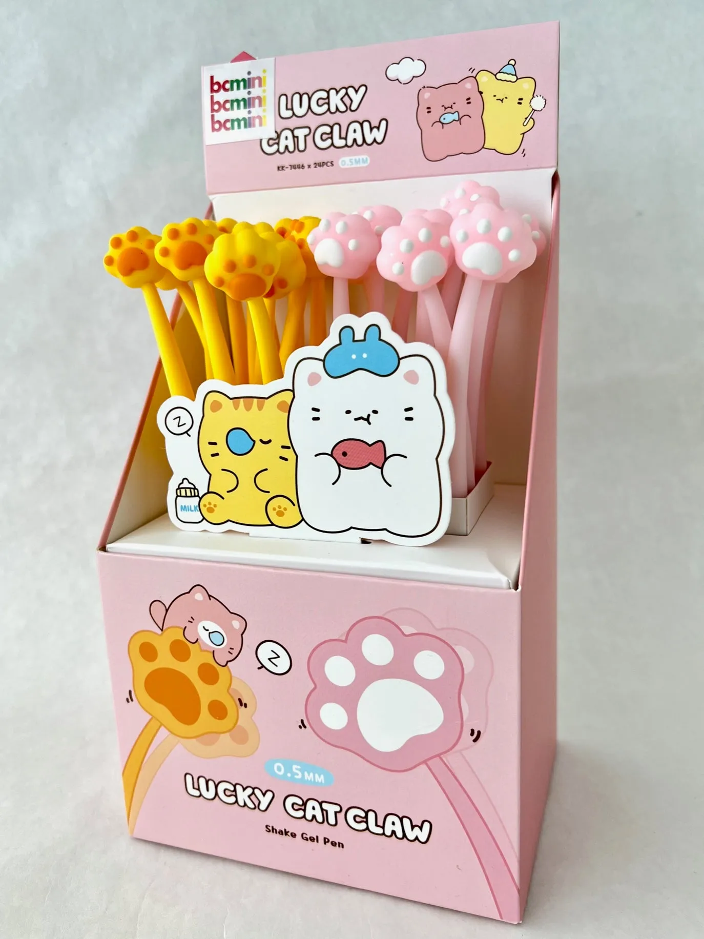 22567 CAT PAWS WIGGLE GEL PEN-24