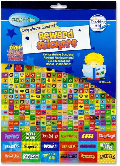 2500  Deluxe Rewards and Stickers Pad
