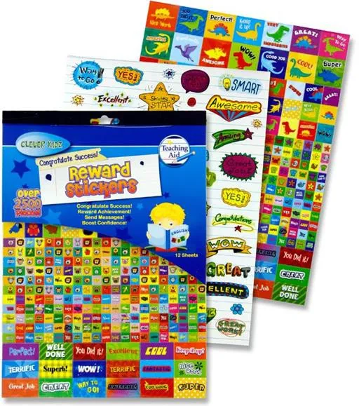 2500  Deluxe Rewards and Stickers Pad