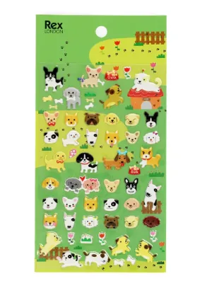 3D puffy stickers - Dogs