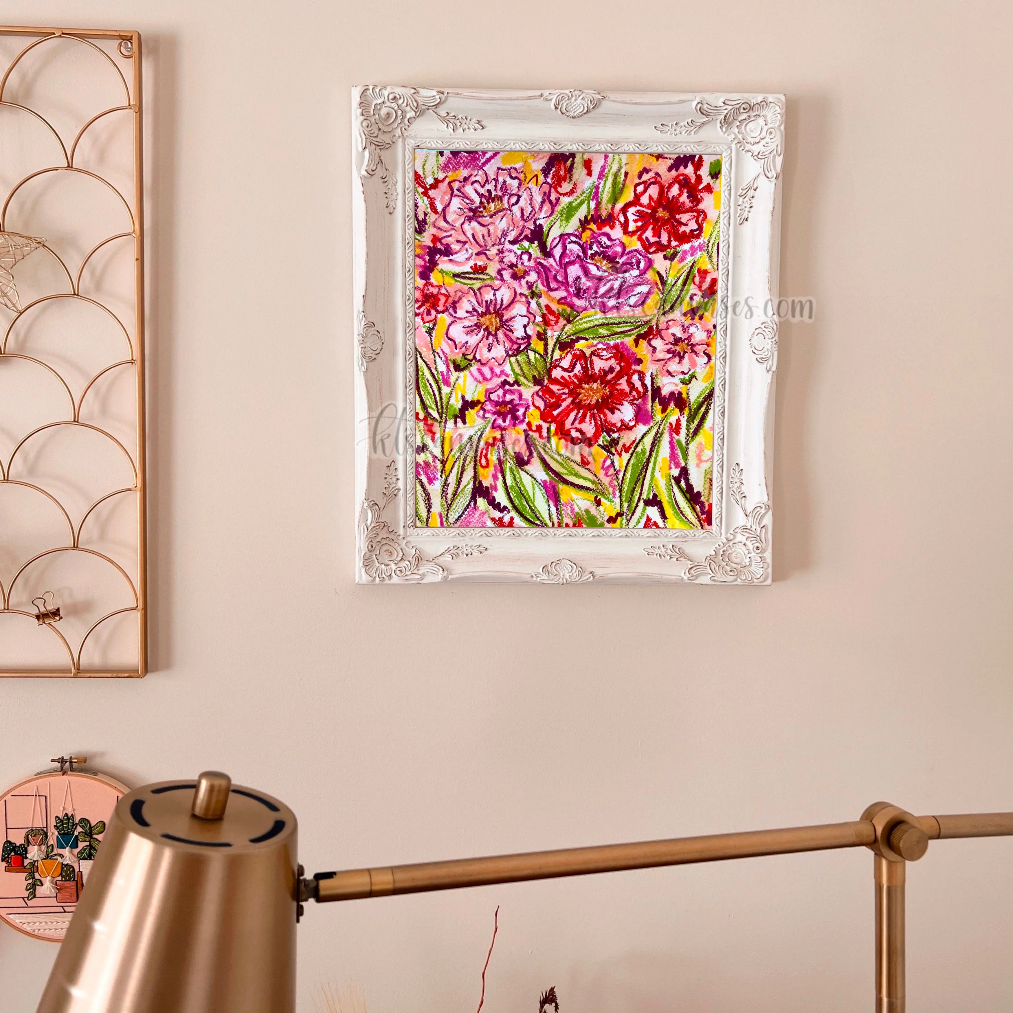 Abstract Florals No. 23 Art Print