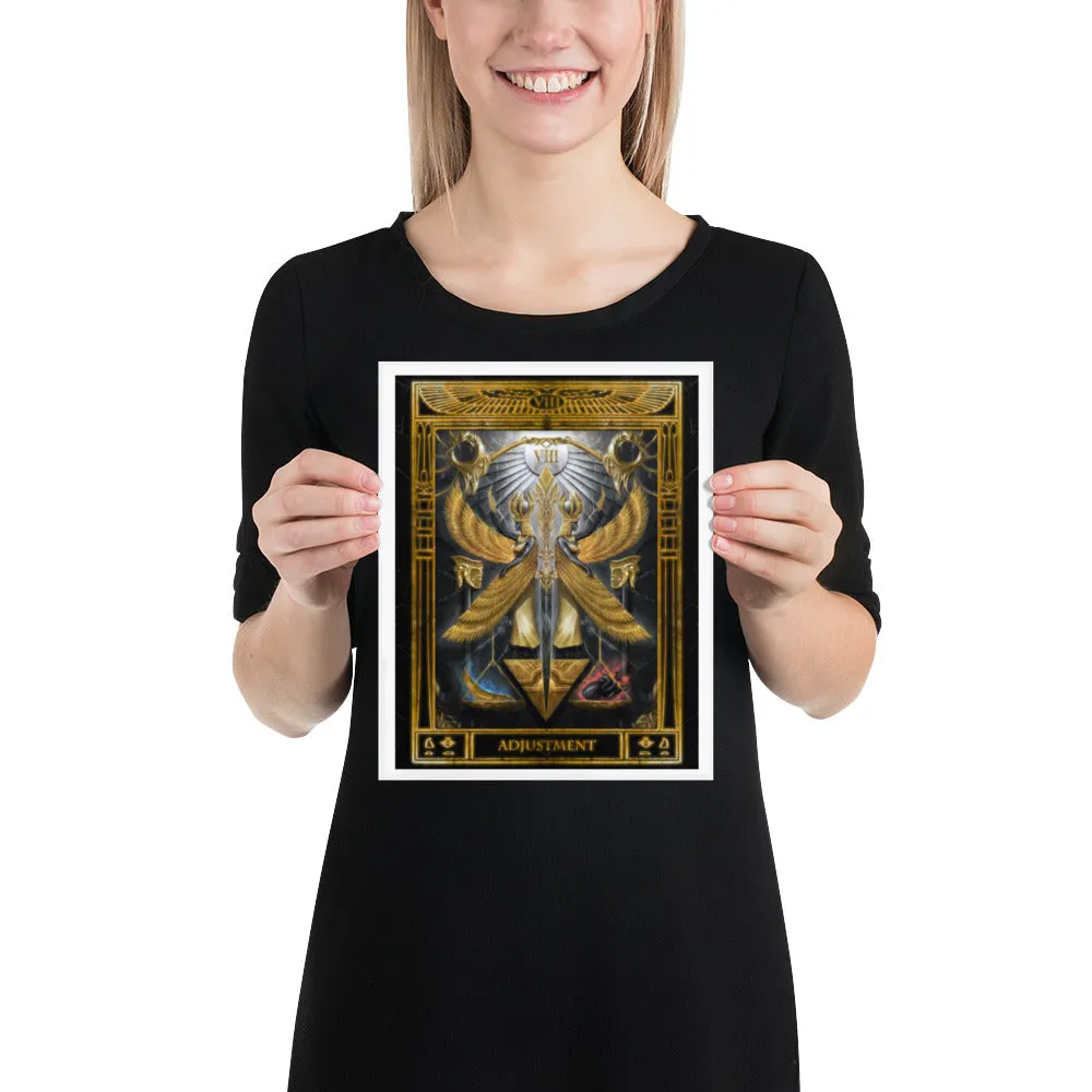 Adjustment Tarot Key VIII - Libra, Balance, Equanimity