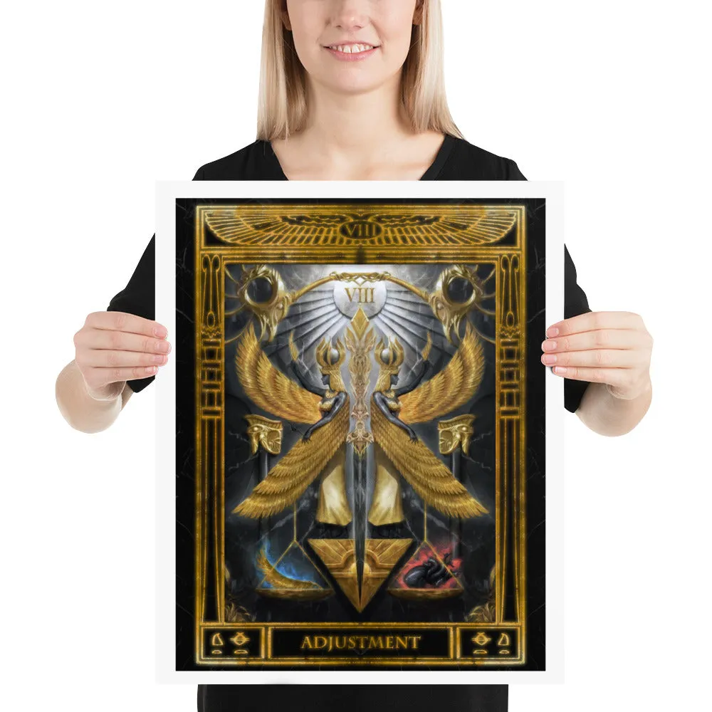 Adjustment Tarot Key VIII - Libra, Balance, Equanimity