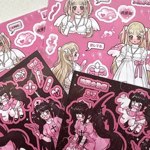 Angel & Nurse y2k Deco Stickers