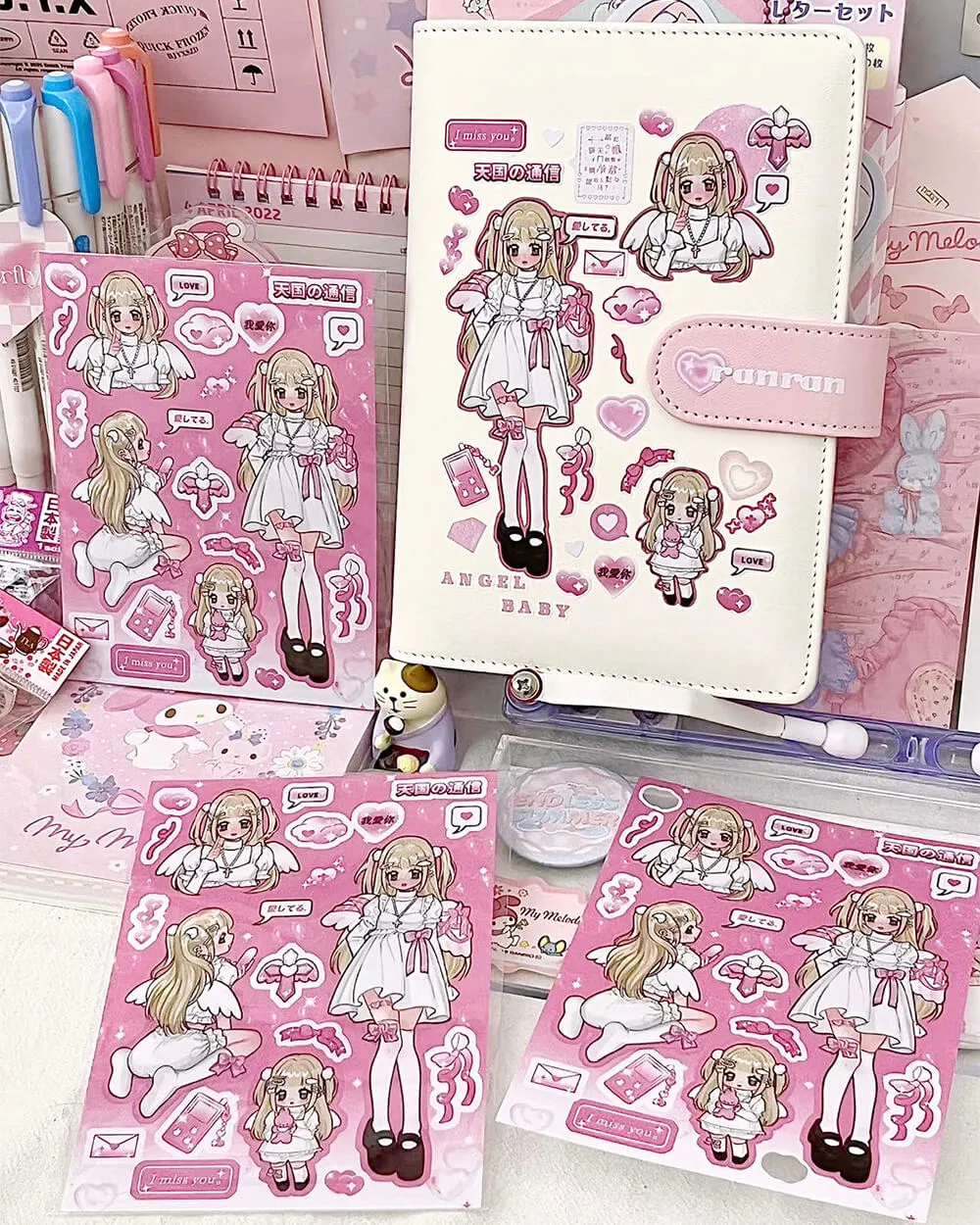 Angel & Nurse y2k Deco Stickers