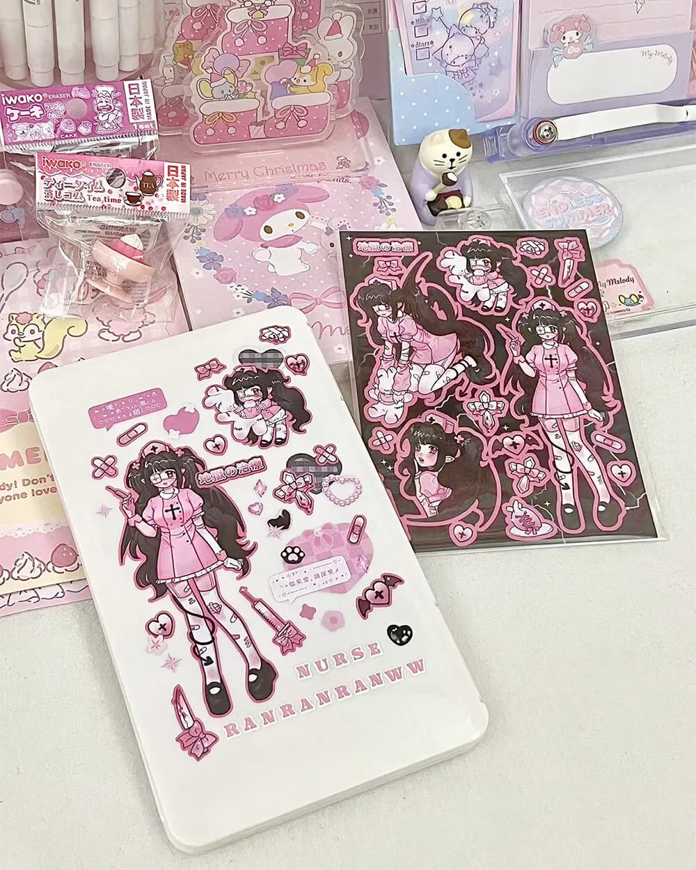 Angel & Nurse y2k Deco Stickers