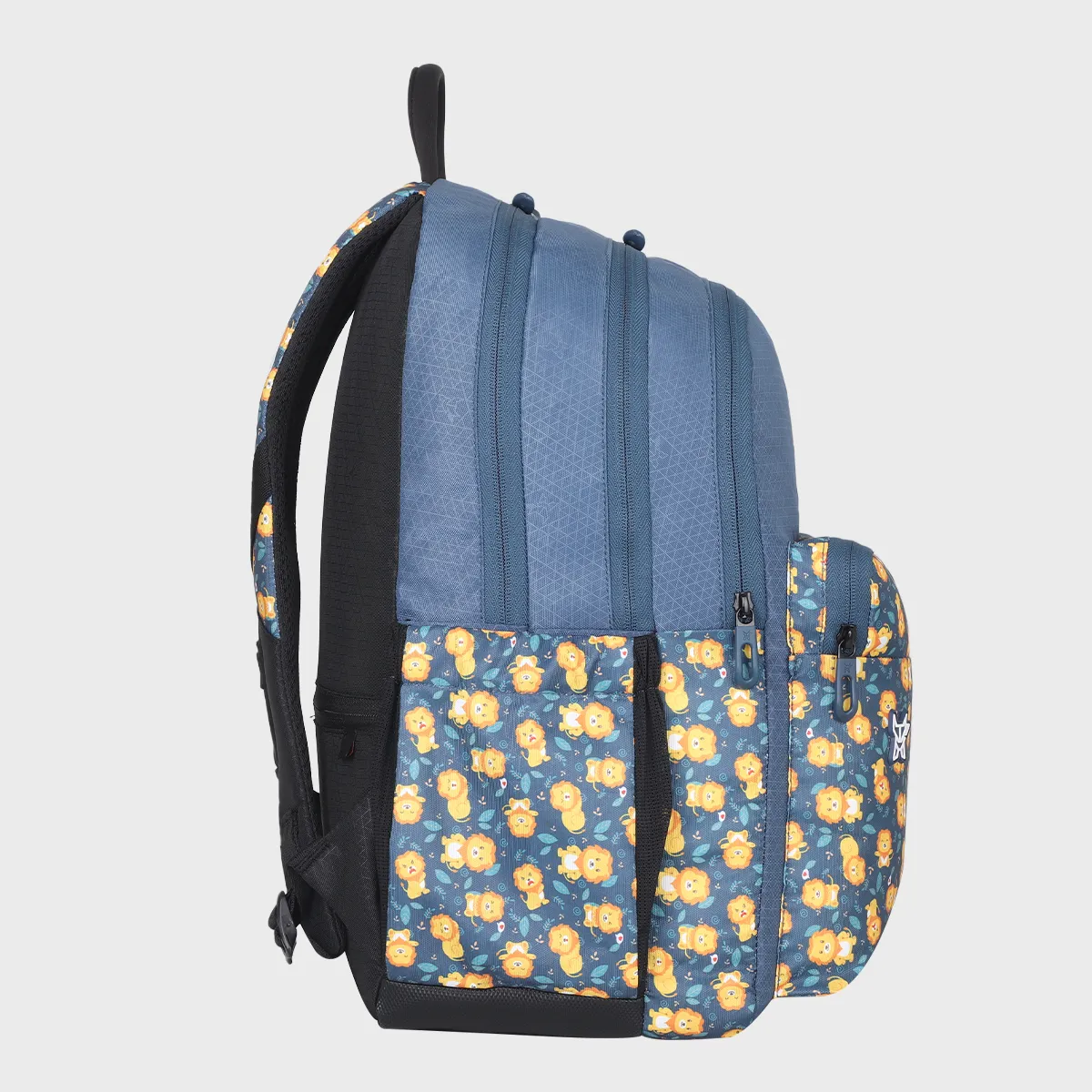 Arctic Fox School Backpack for Boys Lion Club Dark Denim