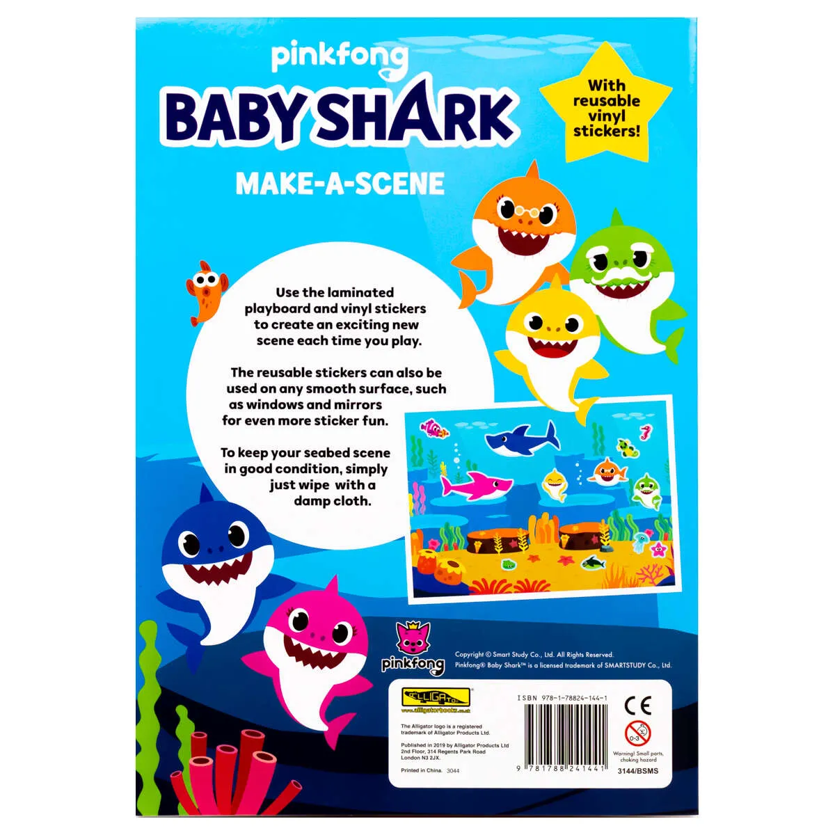 Baby Shark Make-a-Scene Stickers Book
