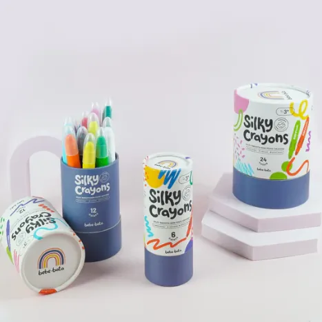 BebeBata-Silky Washable Crayons (12 Colors)