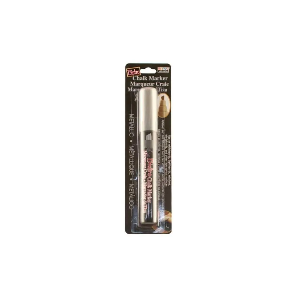 Bistro Chalk Marker Chisel Tip Silver*