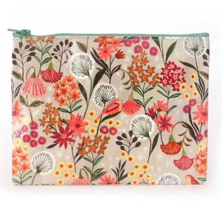 Blue Q Recycled Zipper Pouch - Dandelion