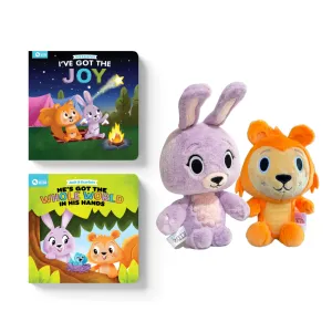 BUNDLE: Jack & Scarlett Board Books   Plush