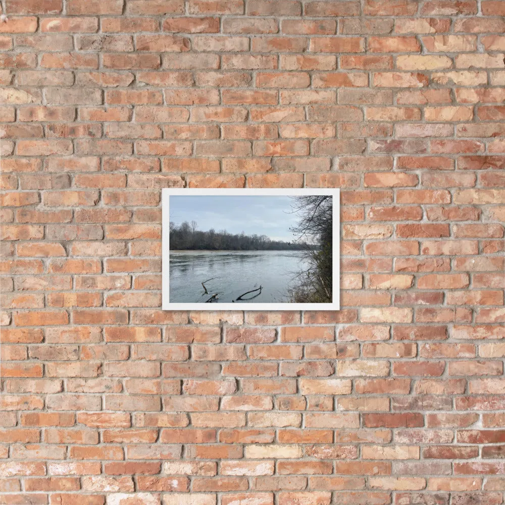 Catawba River Photo Framed poster art by Kassidy Plyler
