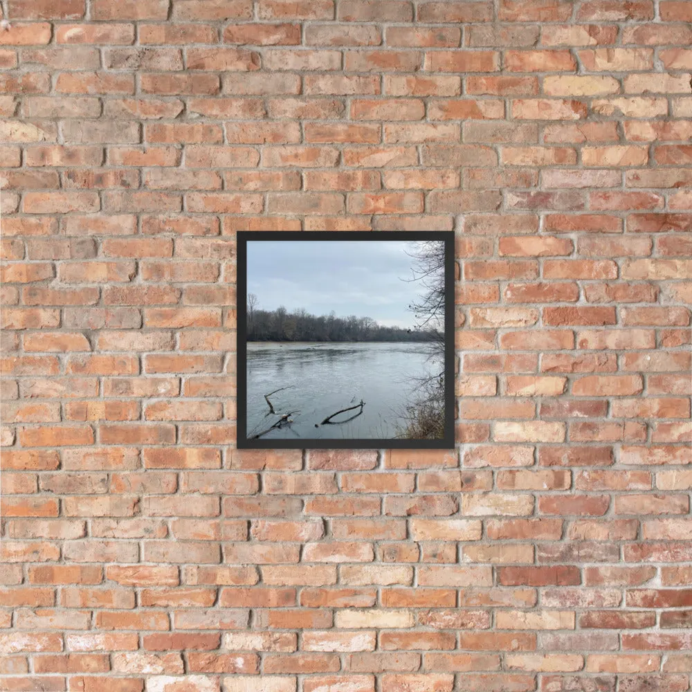 Catawba River Photo Framed poster art by Kassidy Plyler