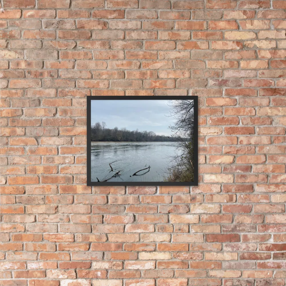 Catawba River Photo Framed poster art by Kassidy Plyler