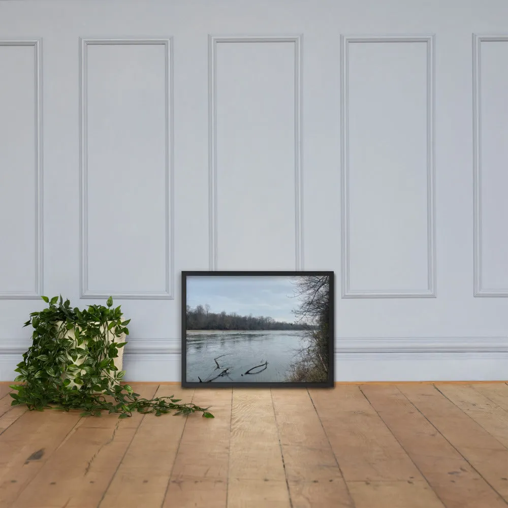 Catawba River Photo Framed poster art by Kassidy Plyler