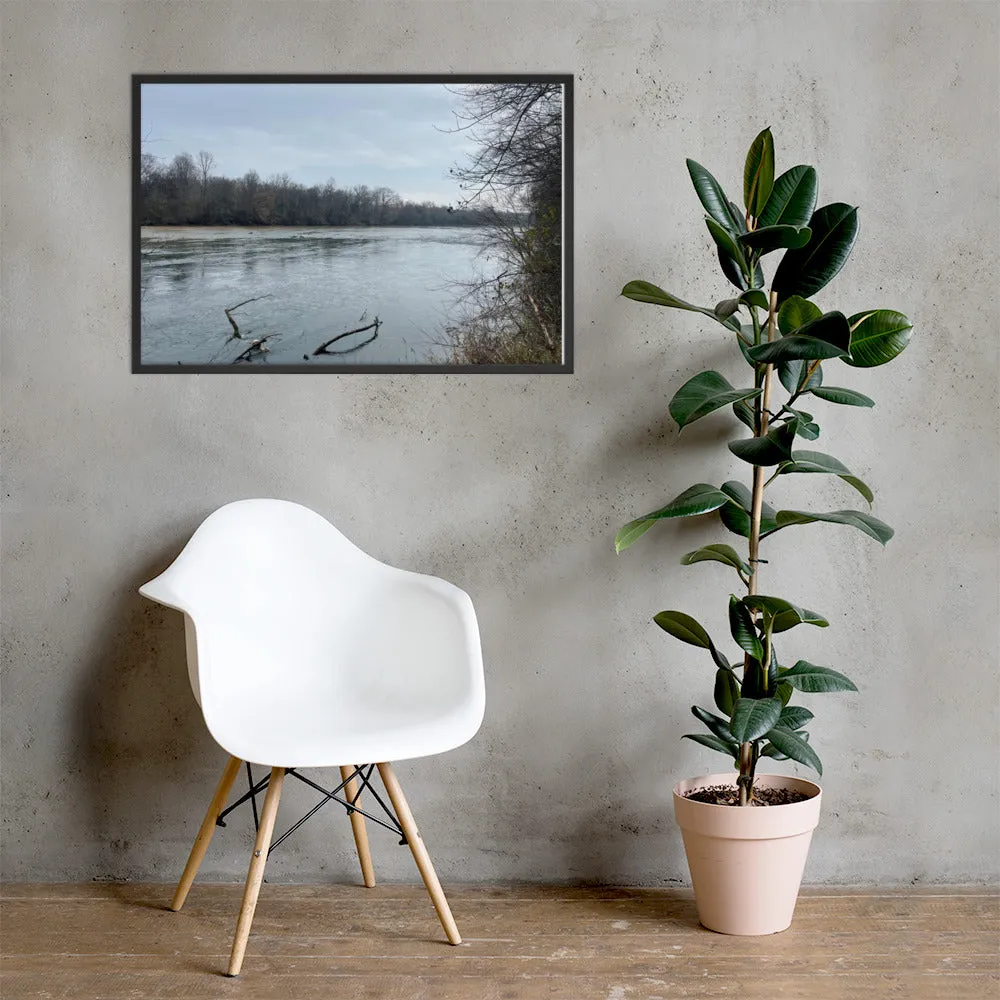 Catawba River Photo Framed poster art by Kassidy Plyler