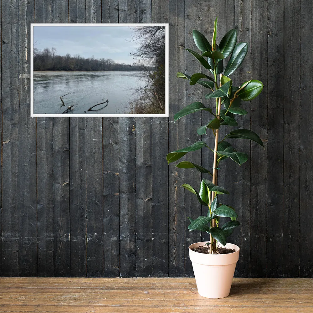 Catawba River Photo Framed poster art by Kassidy Plyler