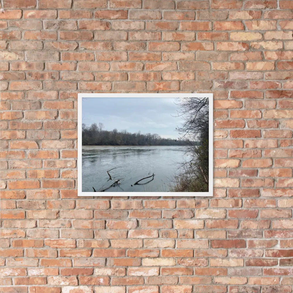 Catawba River Photo Framed poster art by Kassidy Plyler