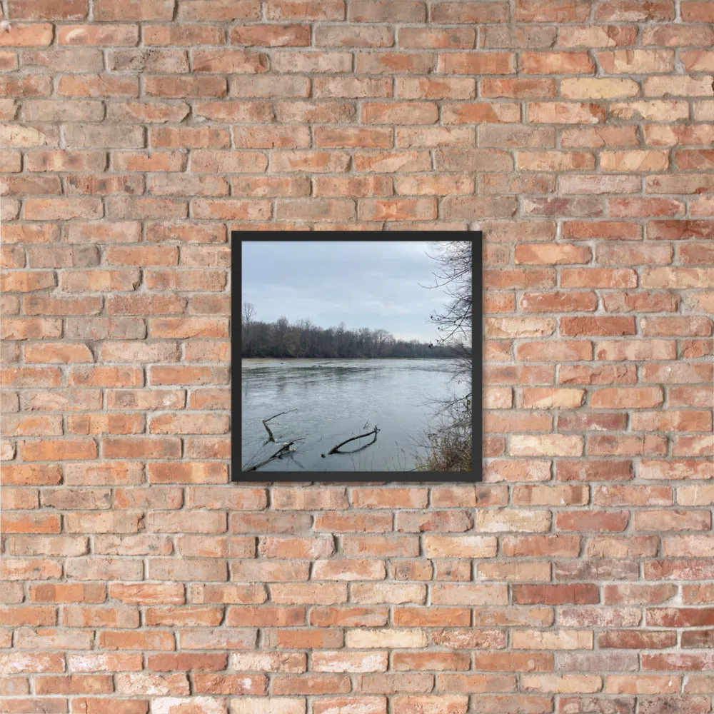 Catawba River Photo Framed poster art by Kassidy Plyler