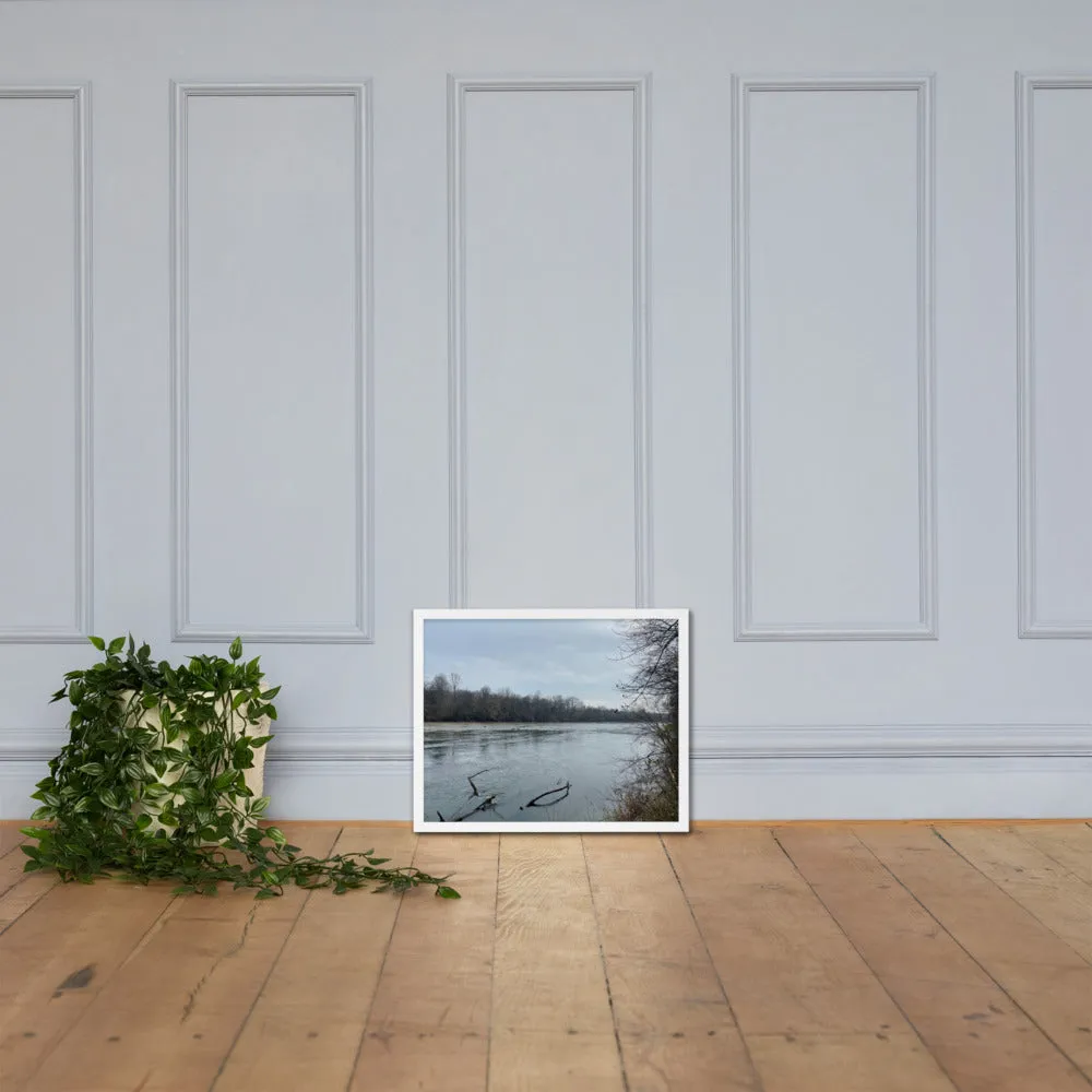 Catawba River Photo Framed poster art by Kassidy Plyler