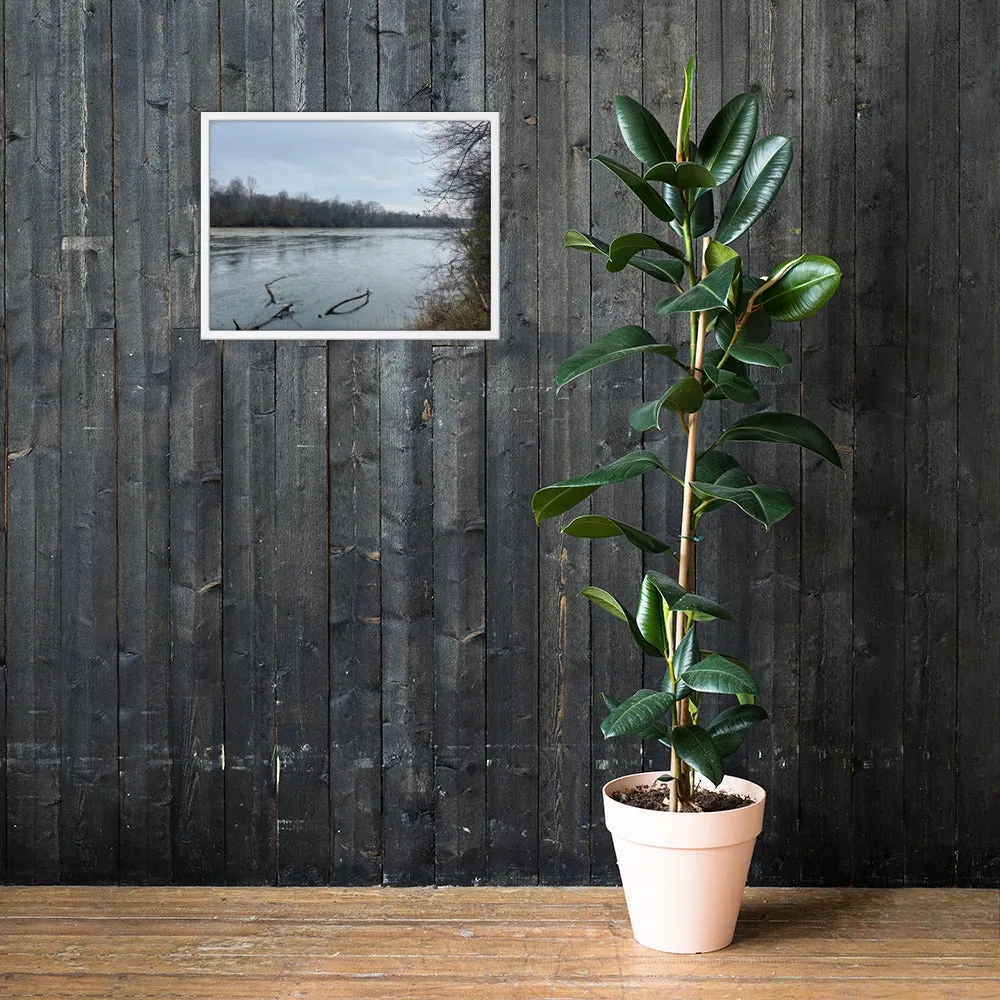 Catawba River Photo Framed poster art by Kassidy Plyler