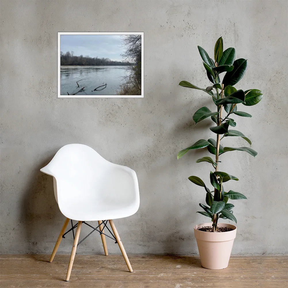 Catawba River Photo Framed poster art by Kassidy Plyler