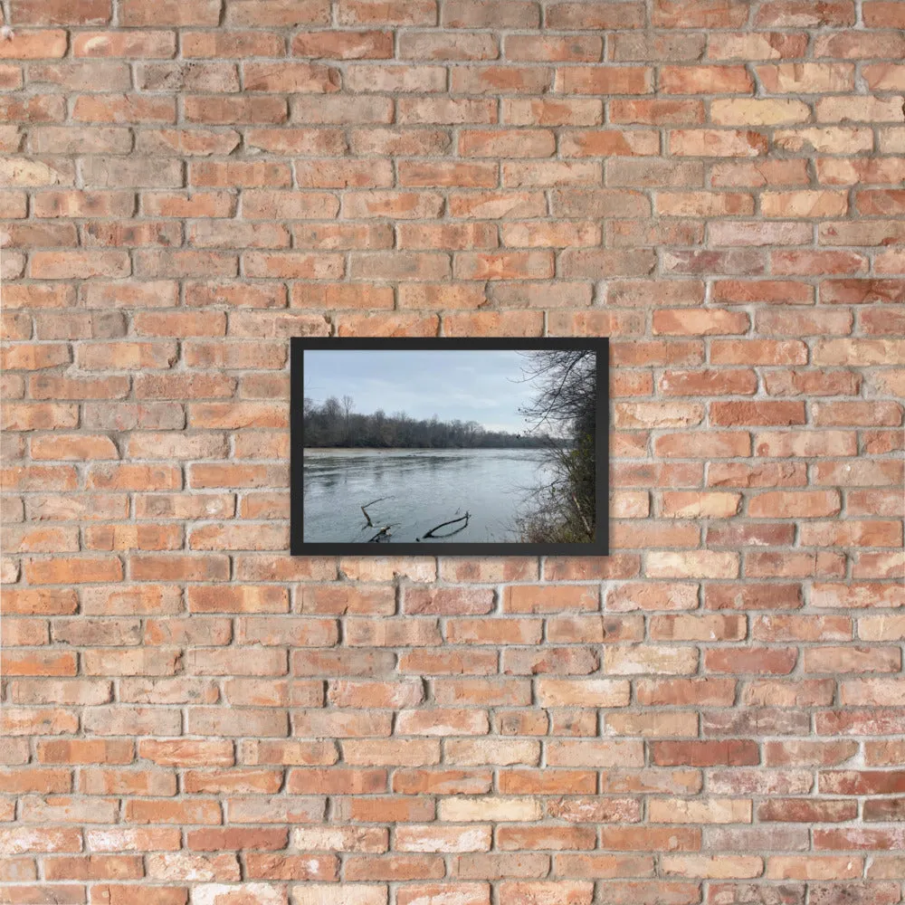 Catawba River Photo Framed poster art by Kassidy Plyler