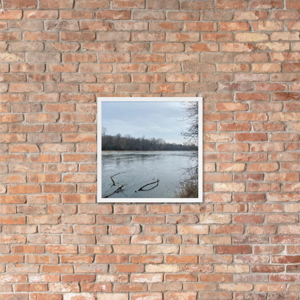 Catawba River Photo Framed poster art by Kassidy Plyler