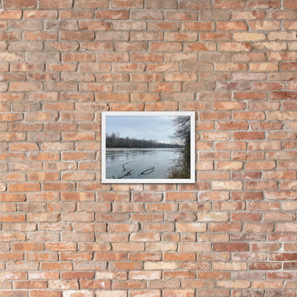 Catawba River Photo Framed poster art by Kassidy Plyler