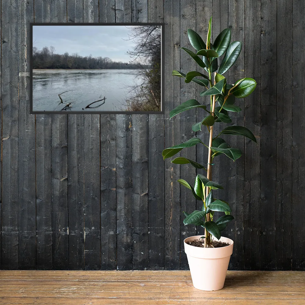 Catawba River Photo Framed poster art by Kassidy Plyler