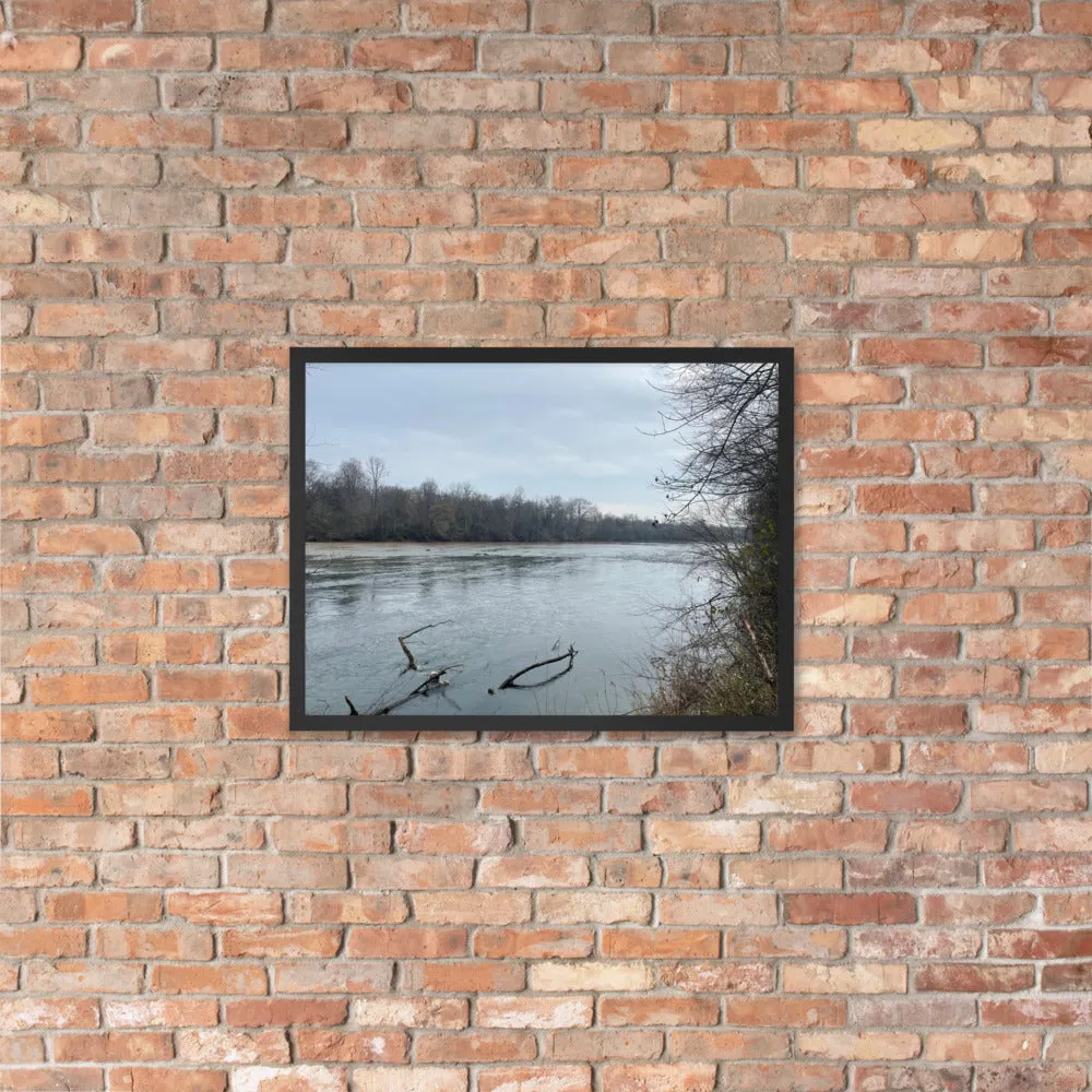 Catawba River Photo Framed poster art by Kassidy Plyler