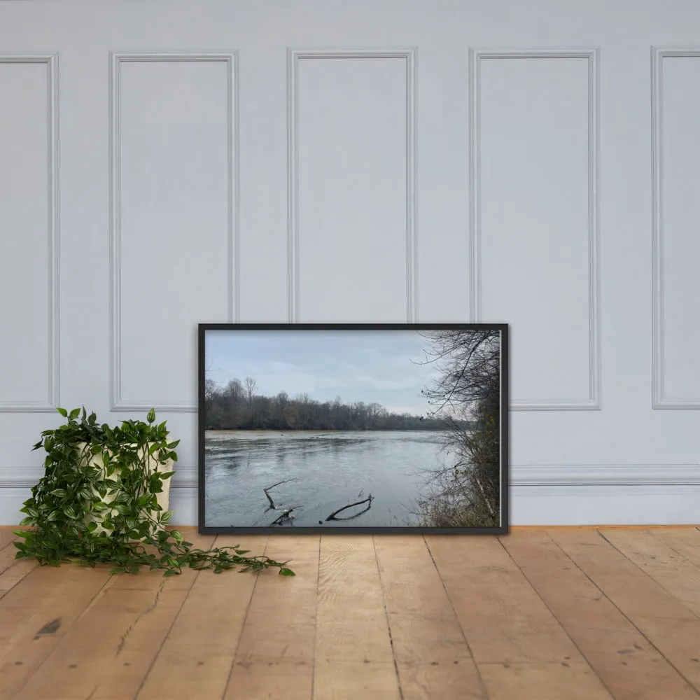 Catawba River Photo Framed poster art by Kassidy Plyler