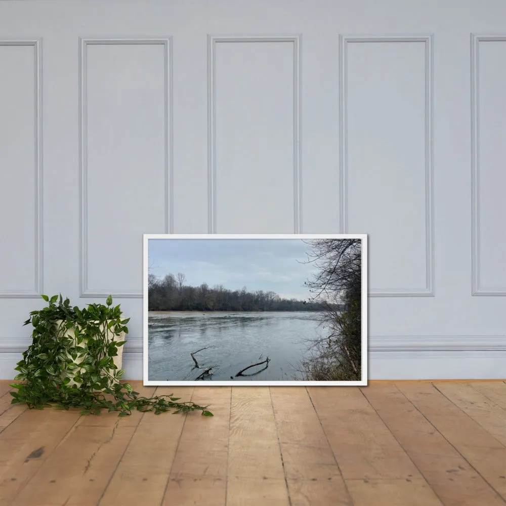Catawba River Photo Framed poster art by Kassidy Plyler