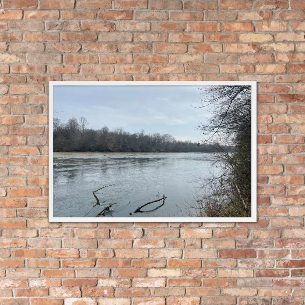 Catawba River Photo Framed poster art by Kassidy Plyler