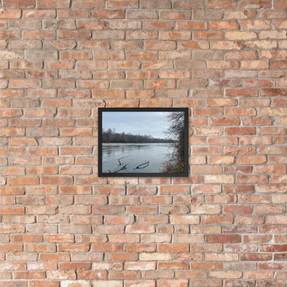 Catawba River Photo Framed poster art by Kassidy Plyler
