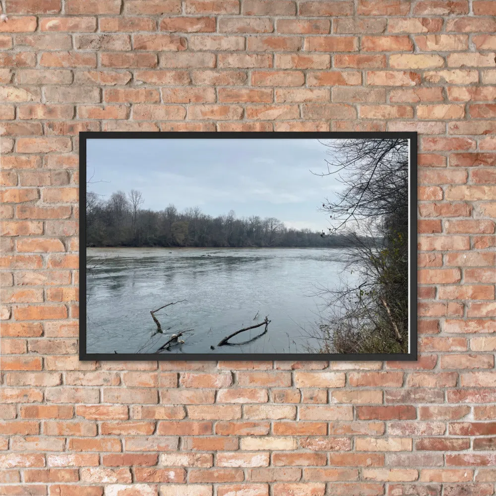Catawba River Photo Framed poster art by Kassidy Plyler