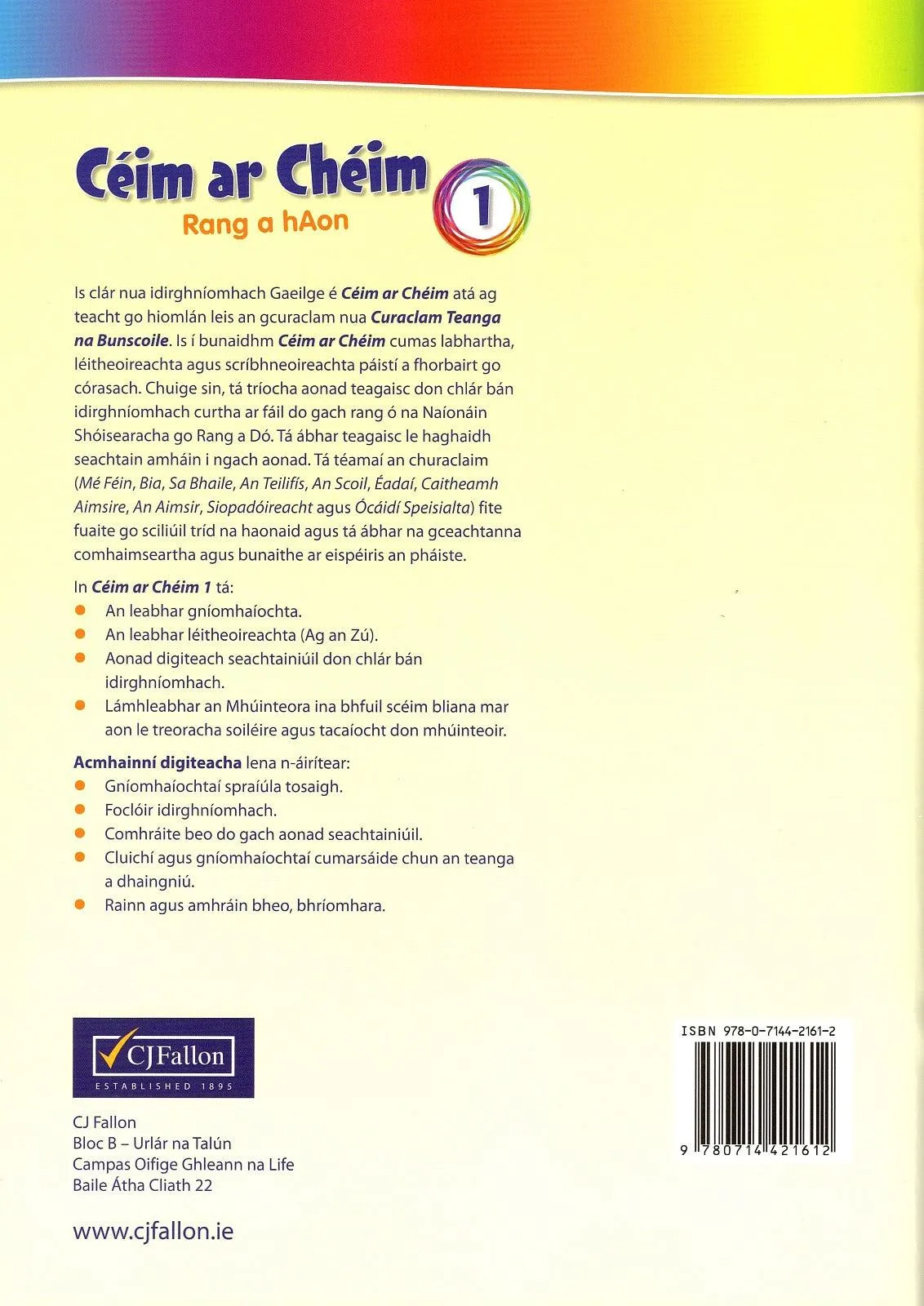 Céim ar Chéim 1 - Textbook Only